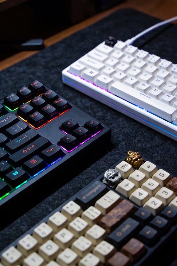 75 keyboard layout advantage