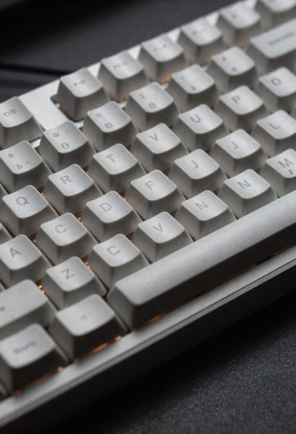 blank keycaps boost typing speed