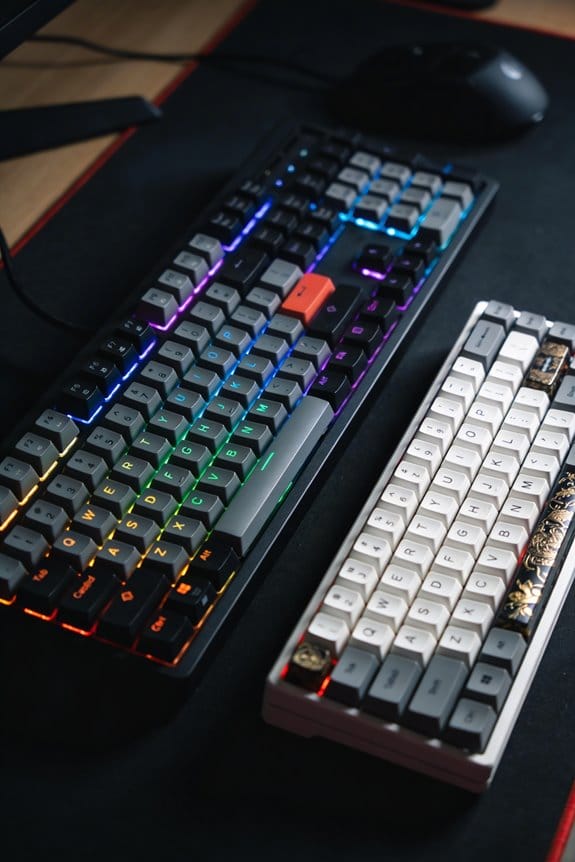 columnar stagger vs row stagger typing efficiency