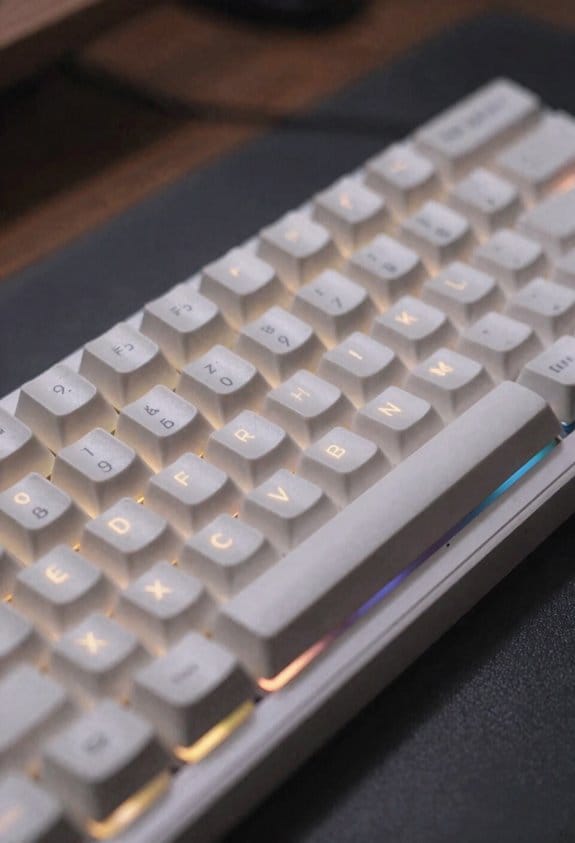 ergonomic split low profile adjustable tilt