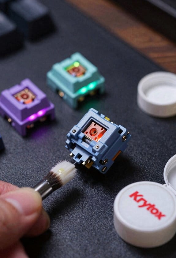 hand lubed switches precise customization