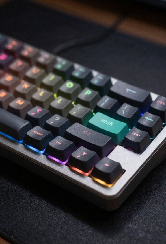 home row keys become modifiers