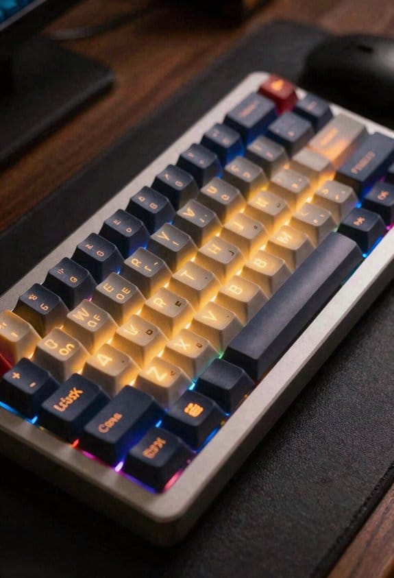 hybrid adaptive keyboard versatility