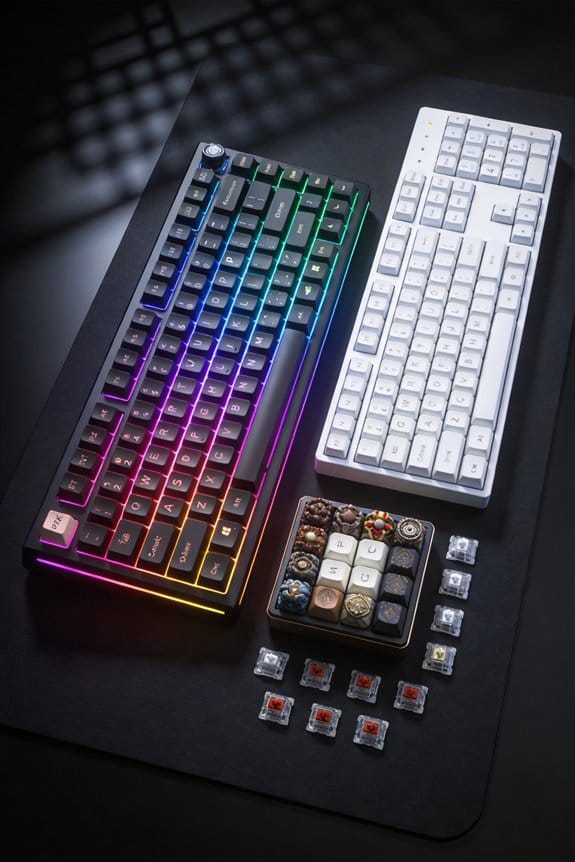 learn touch typing faster on mechanical keyboard