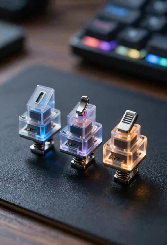 linear switches smooth actuation no feedback