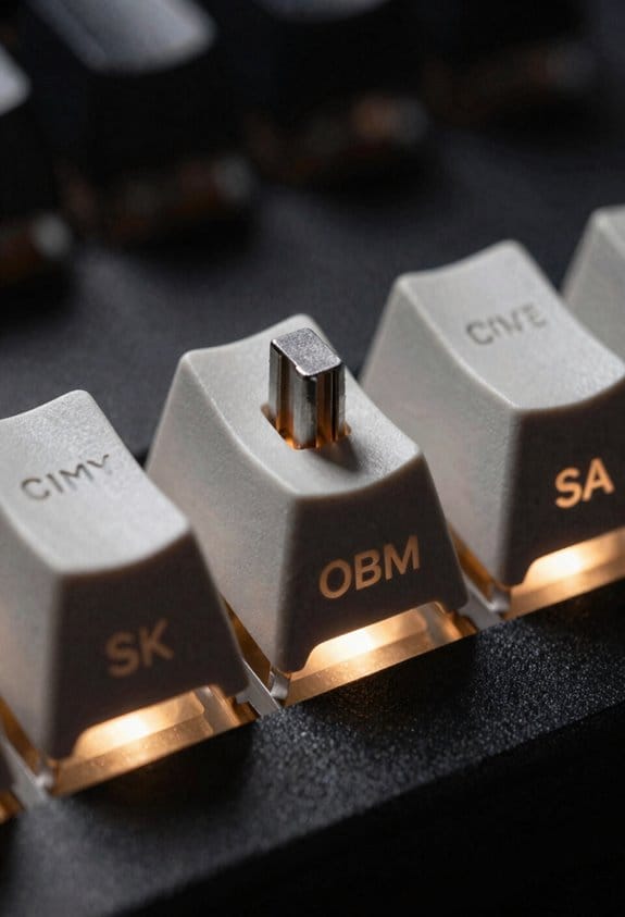 lower cherry keycaps reduce latency