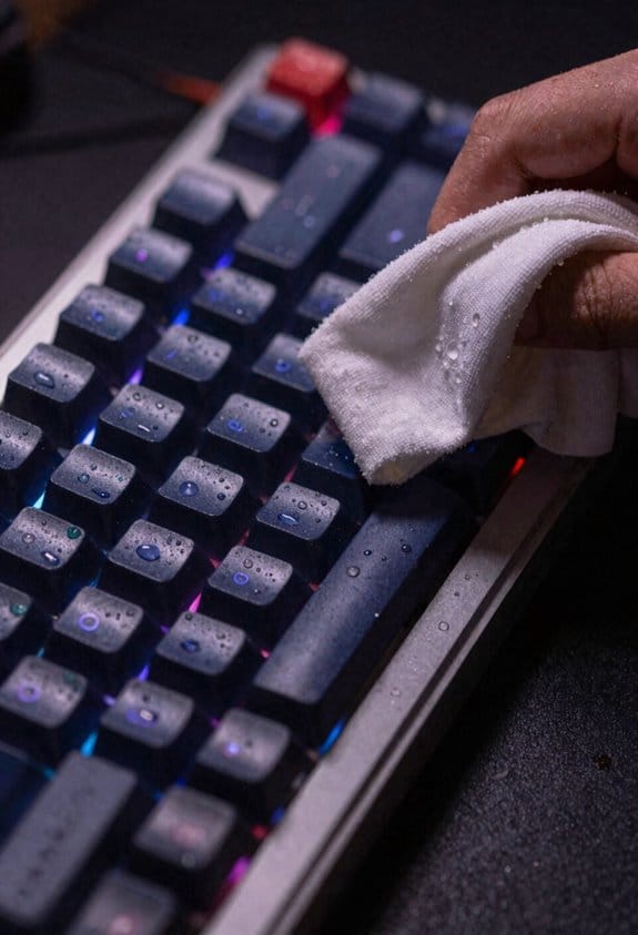 pat surface moisture microfiber patting
