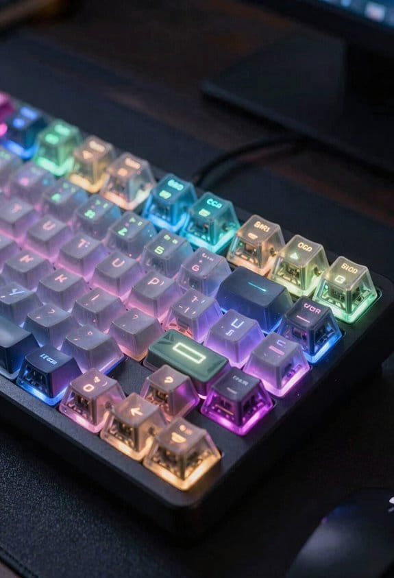 pmoled keyboard oled 256x64 60hz 0 8w 6h usb c 5v 1a