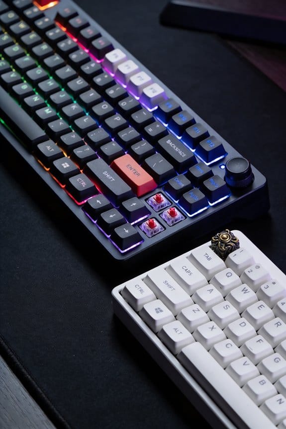 quiet keys preserved tactility
