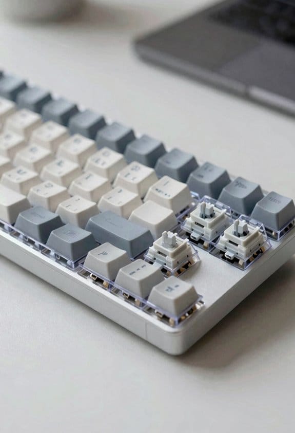 silent tactile switches detailed setup