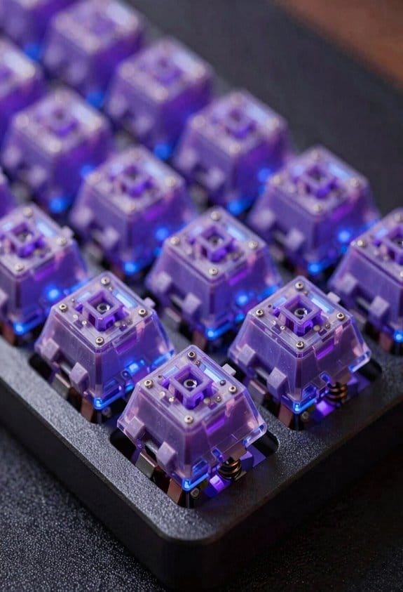 switches keycaps foam damping choice