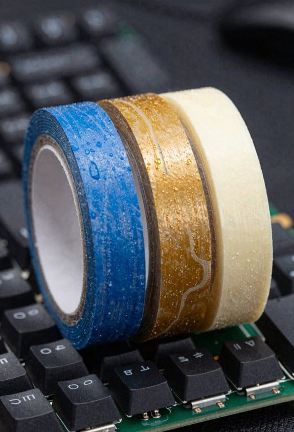 tape choices adhesion residue durability