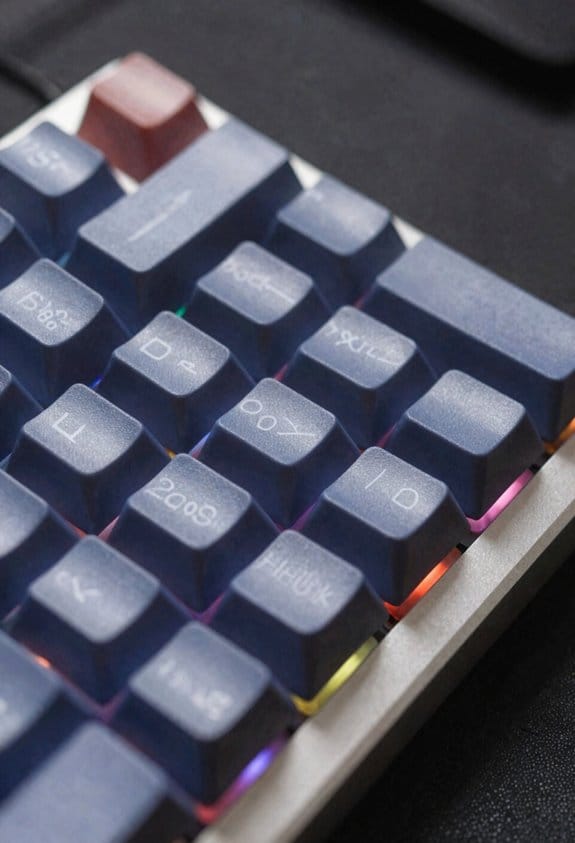 thicker pbt yields deeper thock